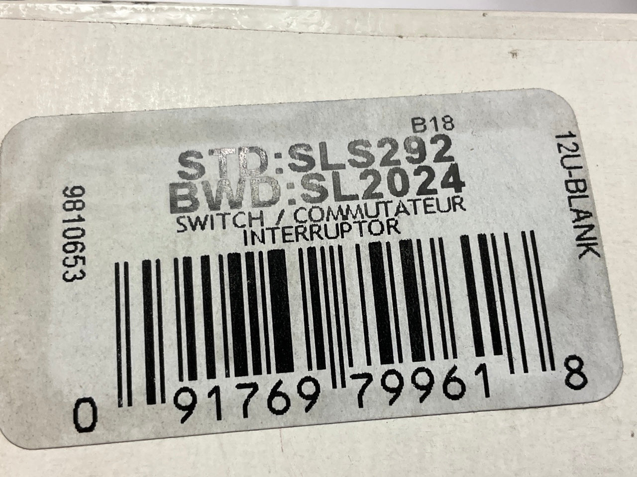 BWD SL2024 Brake Light Lamp Switch