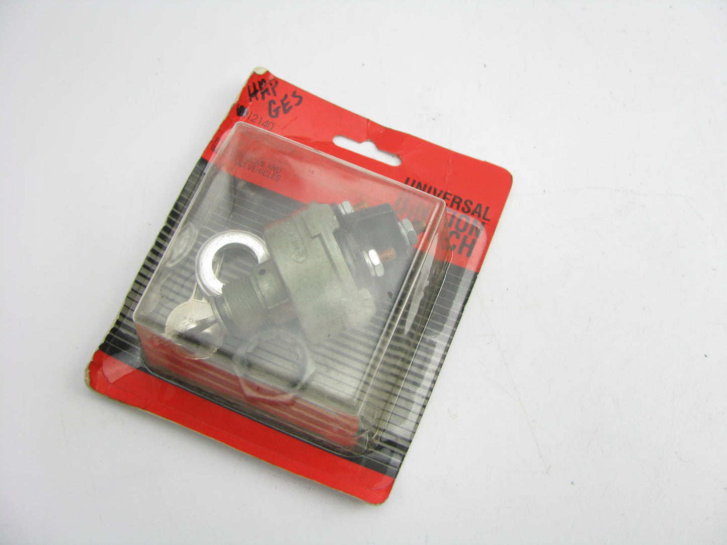 BWD UN12140 Universal Ignition Switch & Keys - 4 Position 3/4'' Mount Hole
