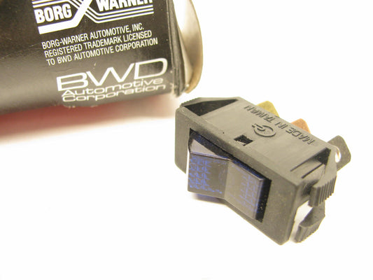 BWD URS33 Universal Rocker Switch - Blue Illuminated OFF-ON 15 Amp @ 12 Volt DC