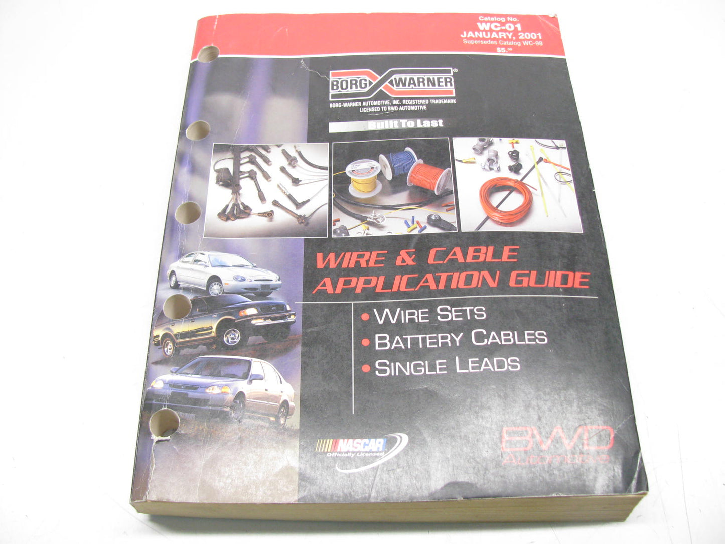 BWD Borg Warner WC01 Auto Parts Catalog  Wire Sets, Battery Cables, 2001 Edition