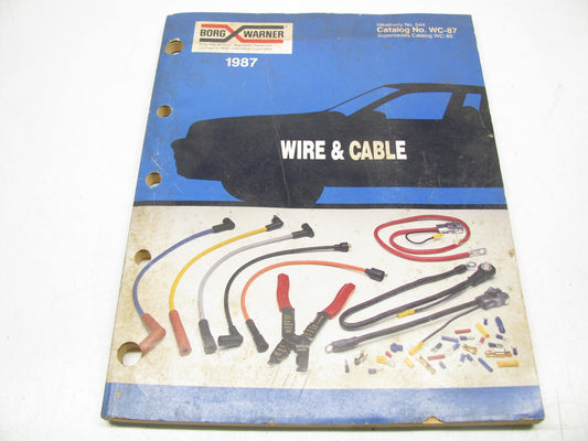 Borg & Warner WIRE & CABLE  1987    CATALOG 165 PAGES