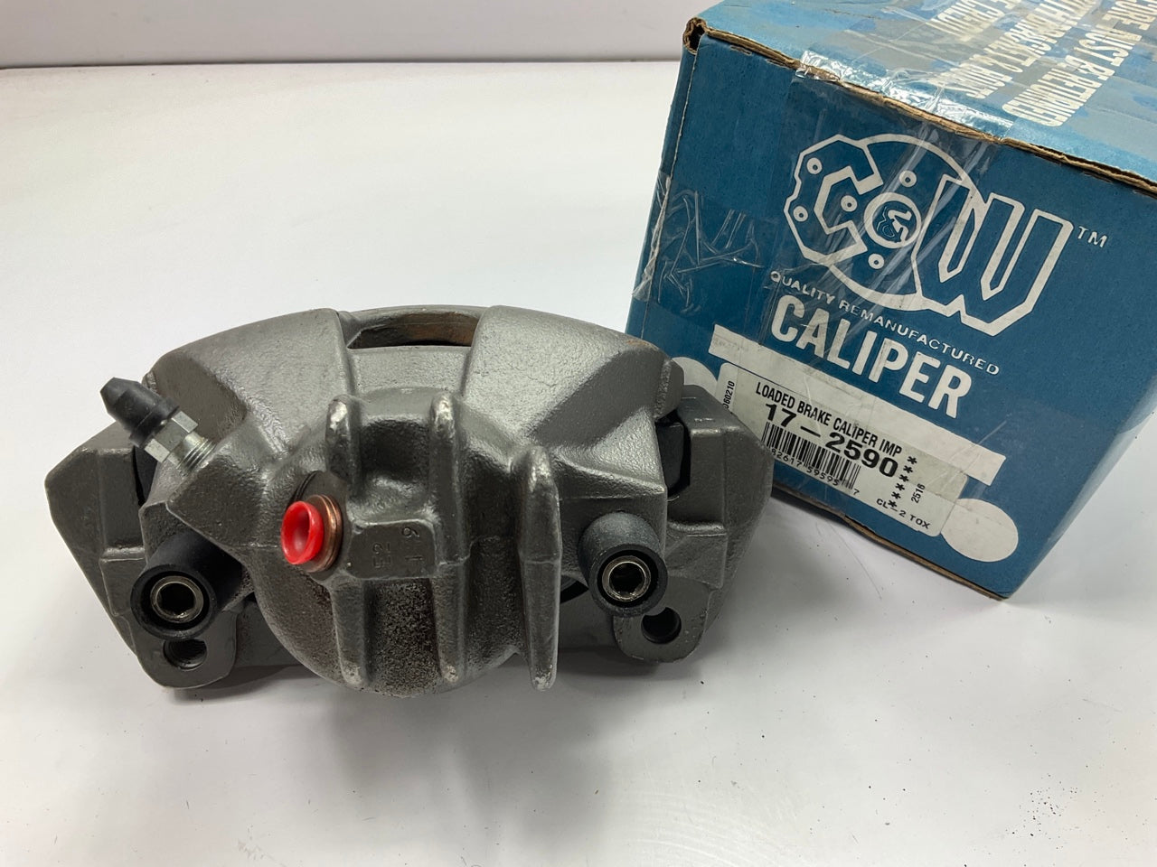 REMAN. C&W 17-2590 Front Left Brake Caliper With Brake Pads