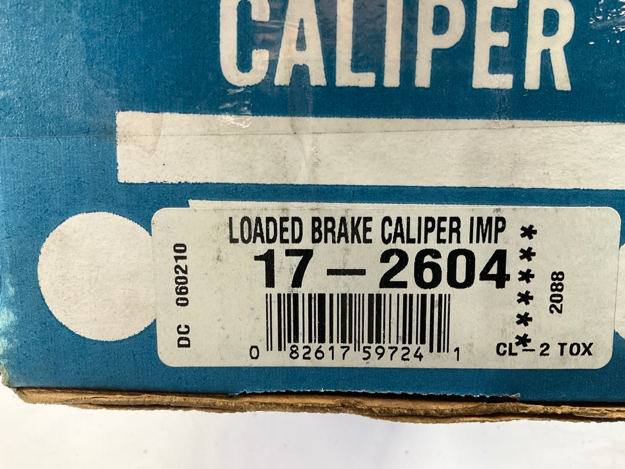 REMAN. C&W 17-2604 Front Left Brake Caliper
