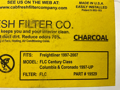 Cab Fresh Filter Co 19529 Cabin Air Pre-Filter For 1997-07 Freightliner Century