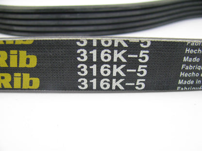 Cadna 316K-5 Serpentine Alternator Drive Belt