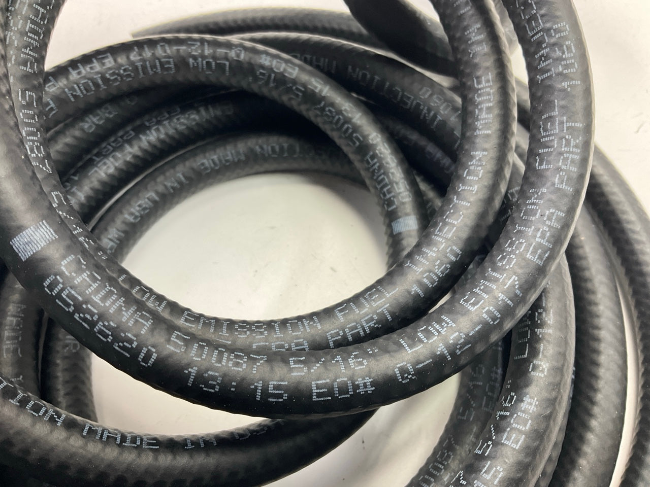 15 FEET - Cadna 50087 5/16'' Fuel Injection Fuel Hose, SAE 30R14, 100 PSI WP