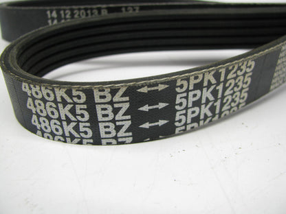Cadna 5PK1235 Serpentine Belt - 0.69'' X 49.125'' - 5 Ribs