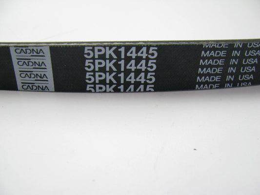 Cadna 5PK1445 Serpentine Drive Belt - 2009-2010 Chevrolet Aveo 1.6L