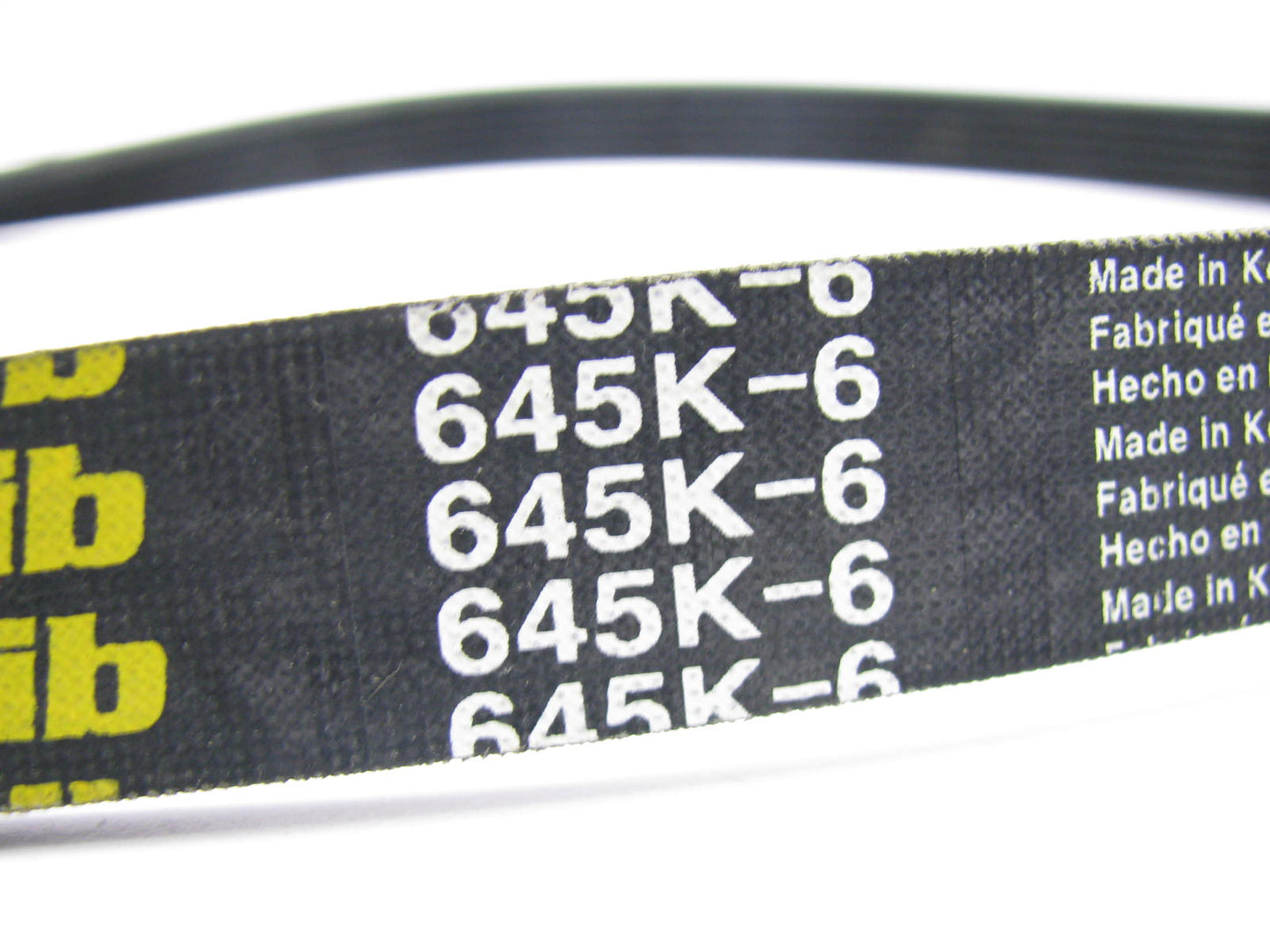 Cadna 645K-6 Serpentine Belt 6 Rib 65.75'' 650K6 276658 QBR61650 650K6 5060650