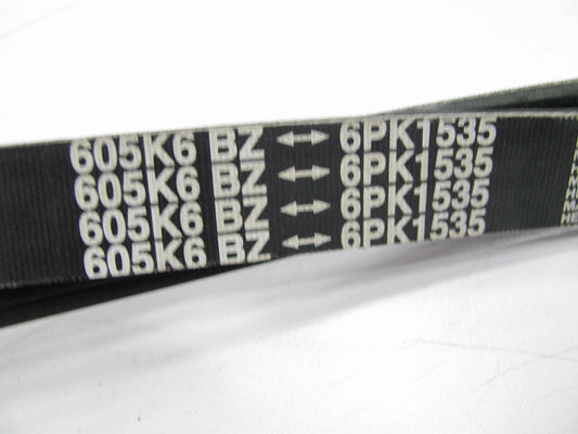 Cadna 6PK1535 Serpentine Belt - 0.84'' X 61.00'' - 6 Ribs
