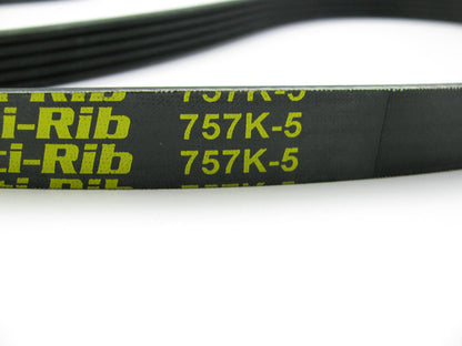Cadna 757K-5 Serpentine Belt - 0.69'' X 76.50'' - 5 Ribs