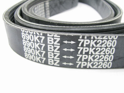 Cadna 7PK2260 Serpentine Belt - 0.98'' X 89.75'' - 7 Ribs