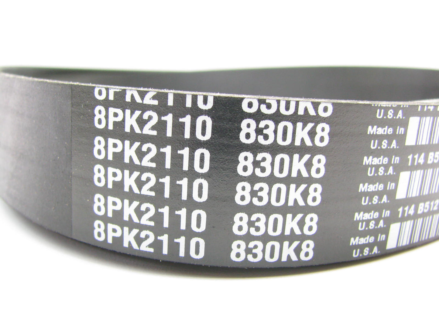 Cadna 830K8 Serpentine Belt - 1.10'' X 83.50'' - 8 Ribs