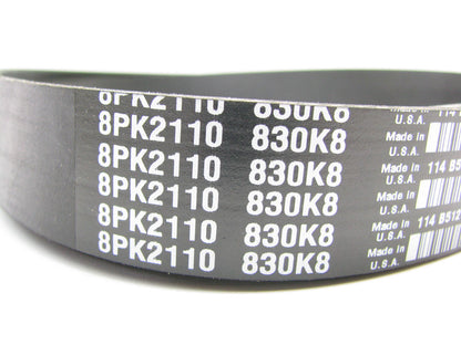 Cadna 830K8 Serpentine Belt - 1.10'' X 83.50'' - 8 Ribs