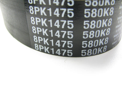 Cadna 8PK1475 Serpentine Belt - 1.12'' X 58.50'' - 8 Ribs