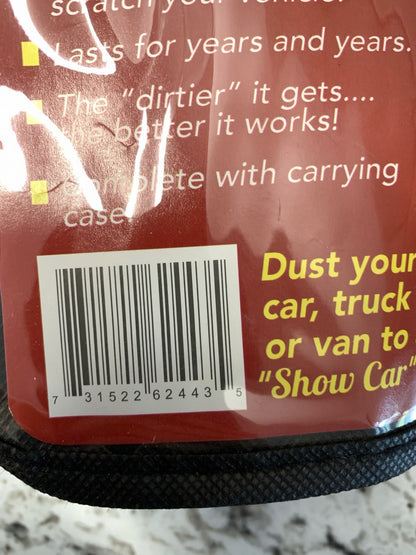 Original California Car Duster 62443 Dust Remover 26'' With Plastic Handle