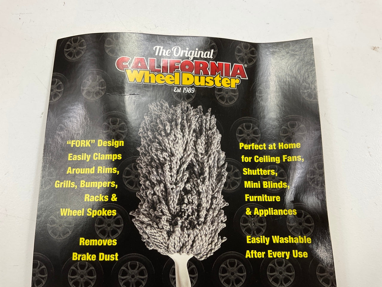 California Car Duster 96630 Gray Microfiber Wheel Duster - Fork Design