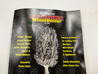 California Car Duster 96630 Gray Microfiber Wheel Duster - Fork Design
