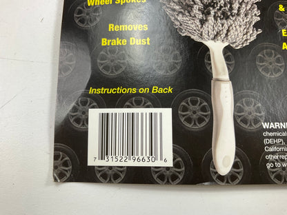 California Car Duster 96630 Gray Microfiber Wheel Duster - Fork Design