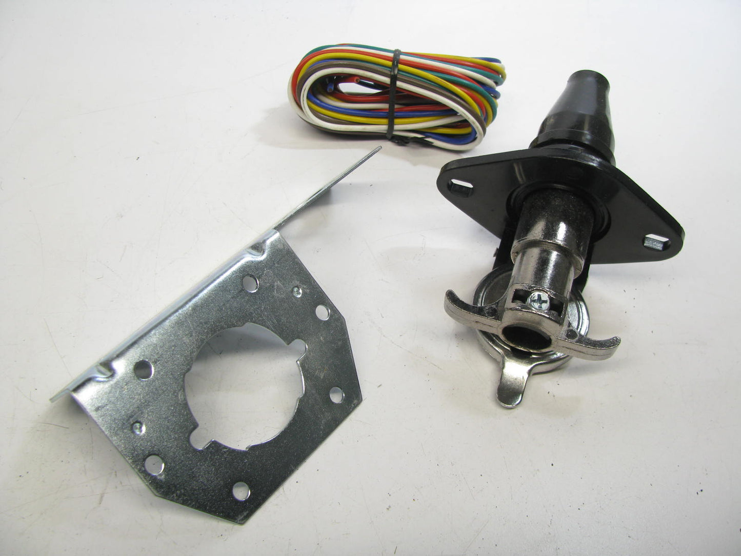 Calterm TR-16 RV Trailer 6-Way Socket W/Boot 35 Amps 48'' Color Coded Wires