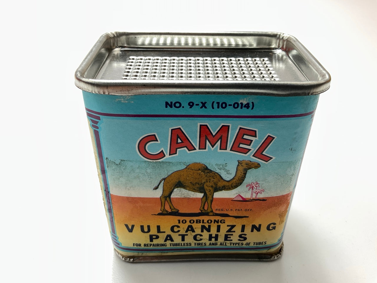 VINTAGE - Camel 10-014 Number 9-X Oblong Vulcanizing Tire Patches - 10 PACK