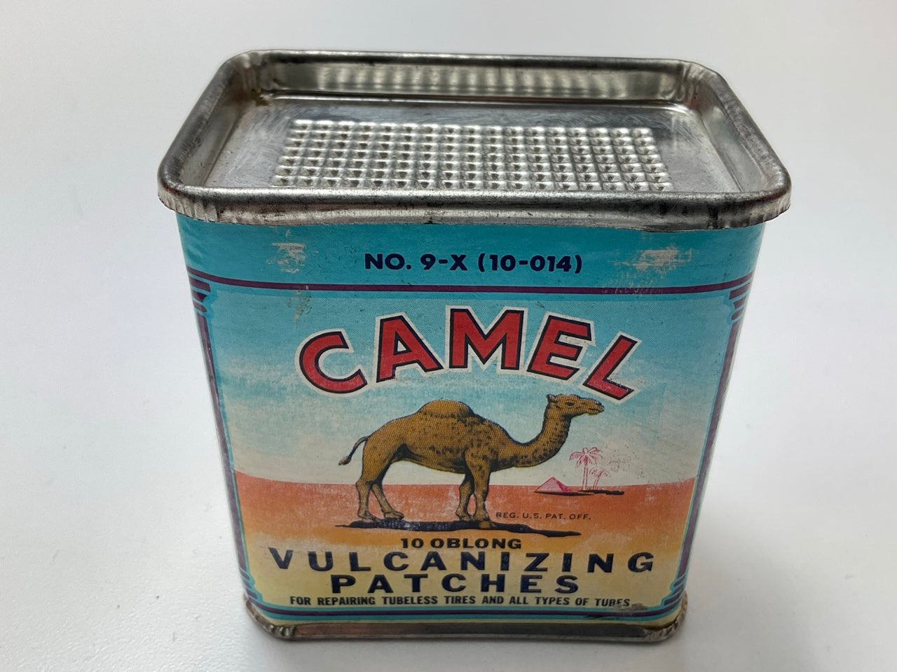 VINTAGE - Camel 10-014 Number 9-X Oblong Vulcanizing Tire Patches - 10 PACK