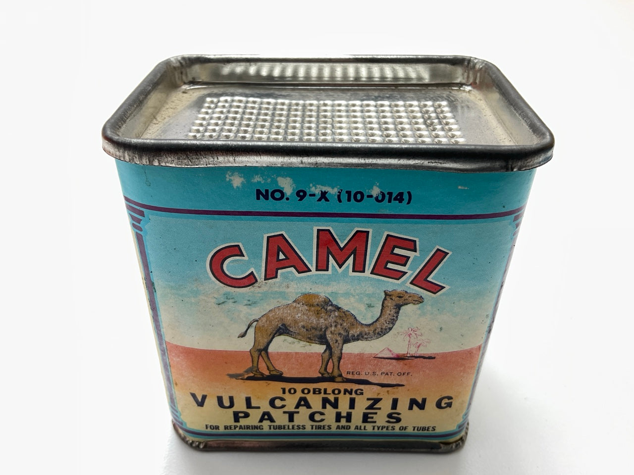 VINTAGE - Camel 10-014 Number 9-X Oblong Vulcanizing Tire Patches - 10 PACK