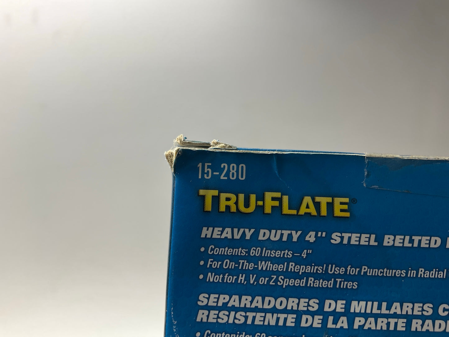 240 PCS - Tru-Flate 15-280 Steel Belted Radial Tire Repair Insert/Plug - 4'' Long