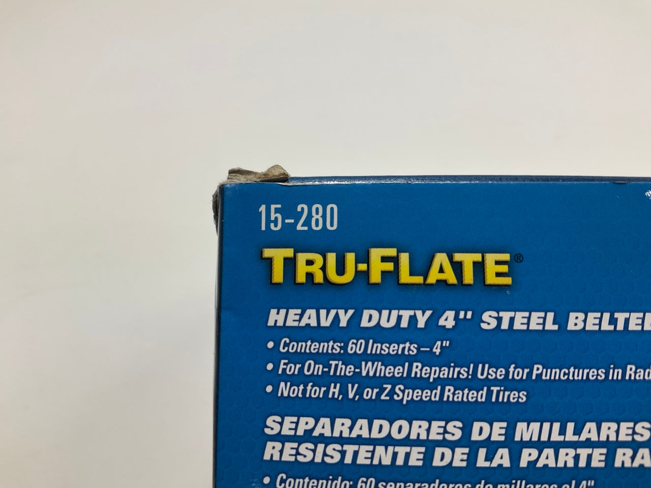 Tru-Flate 15-280 Steel Belted Radial Tire Repair Insert/Plug - 4'' Long, 60 Pack