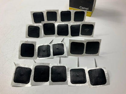 Camel 15-293 Tire Patch Repair Kit - 19 Pcs - Small, Round Stem