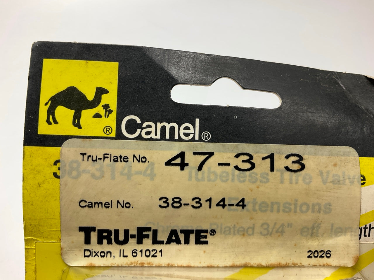 (4) Pack - Camel 38-314 Tubeless Tire Valve Extensions