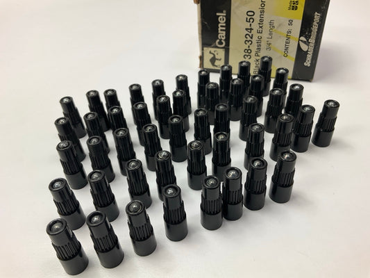 48 Pcs - Camel 38-324 3/4'' Plastic Valve Extensions, Replaces Milton 451