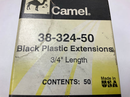 48 Pcs - Camel 38-324 3/4'' Plastic Valve Extensions, Replaces Milton 451