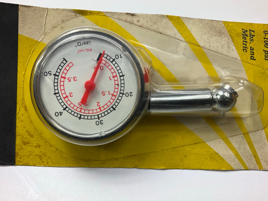 Camel 40-205 Dial Tire Air Pressure Gauge, 0-50 PSI
