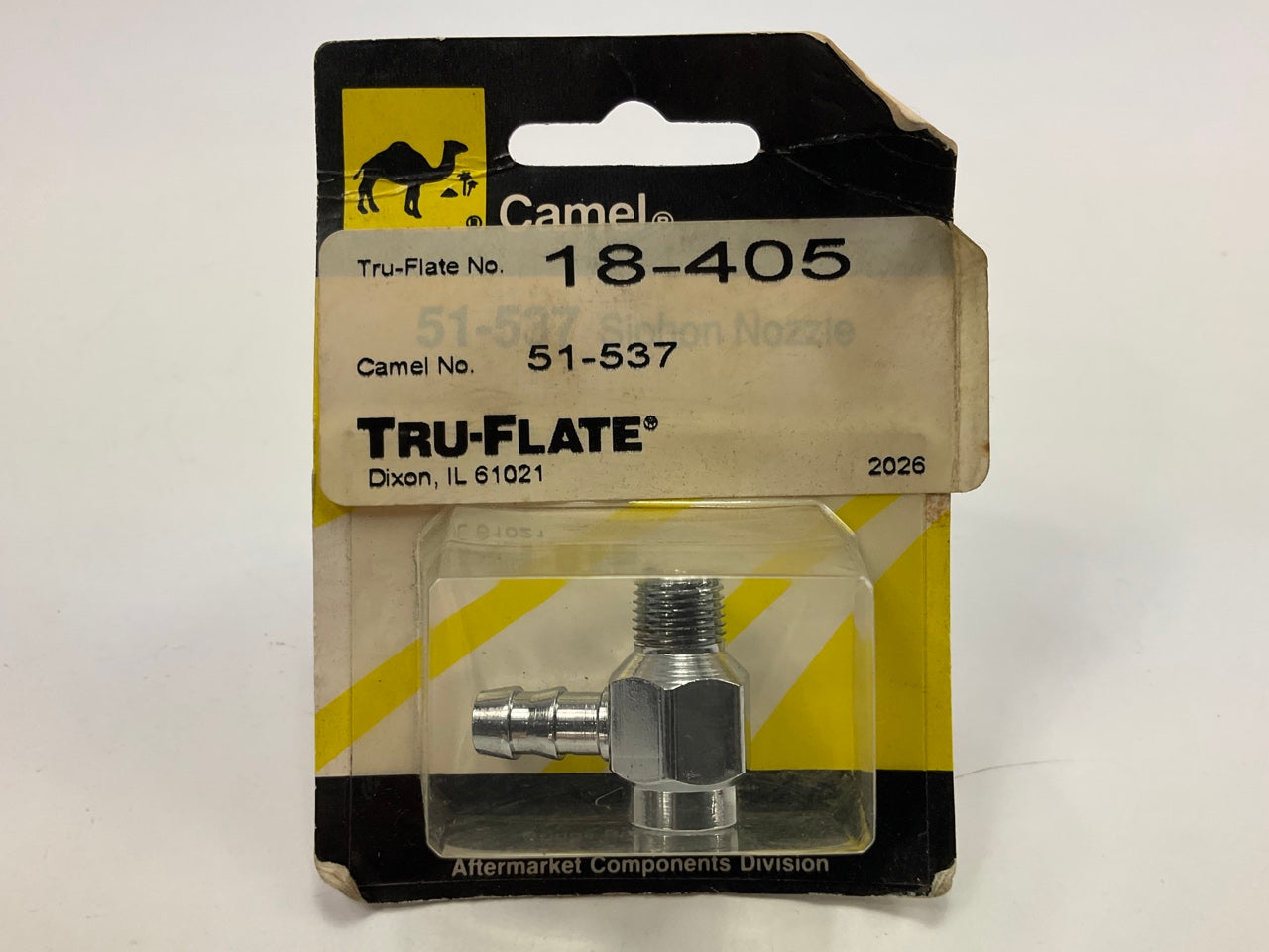 Camel 51-537 Air Siphon Spray Nozzle, Replaces Tru-Flate 18-405