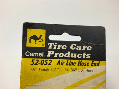 Camel 52 Air Line Hose End For 3/8'' ID Hose - 1/4'' Female NPT