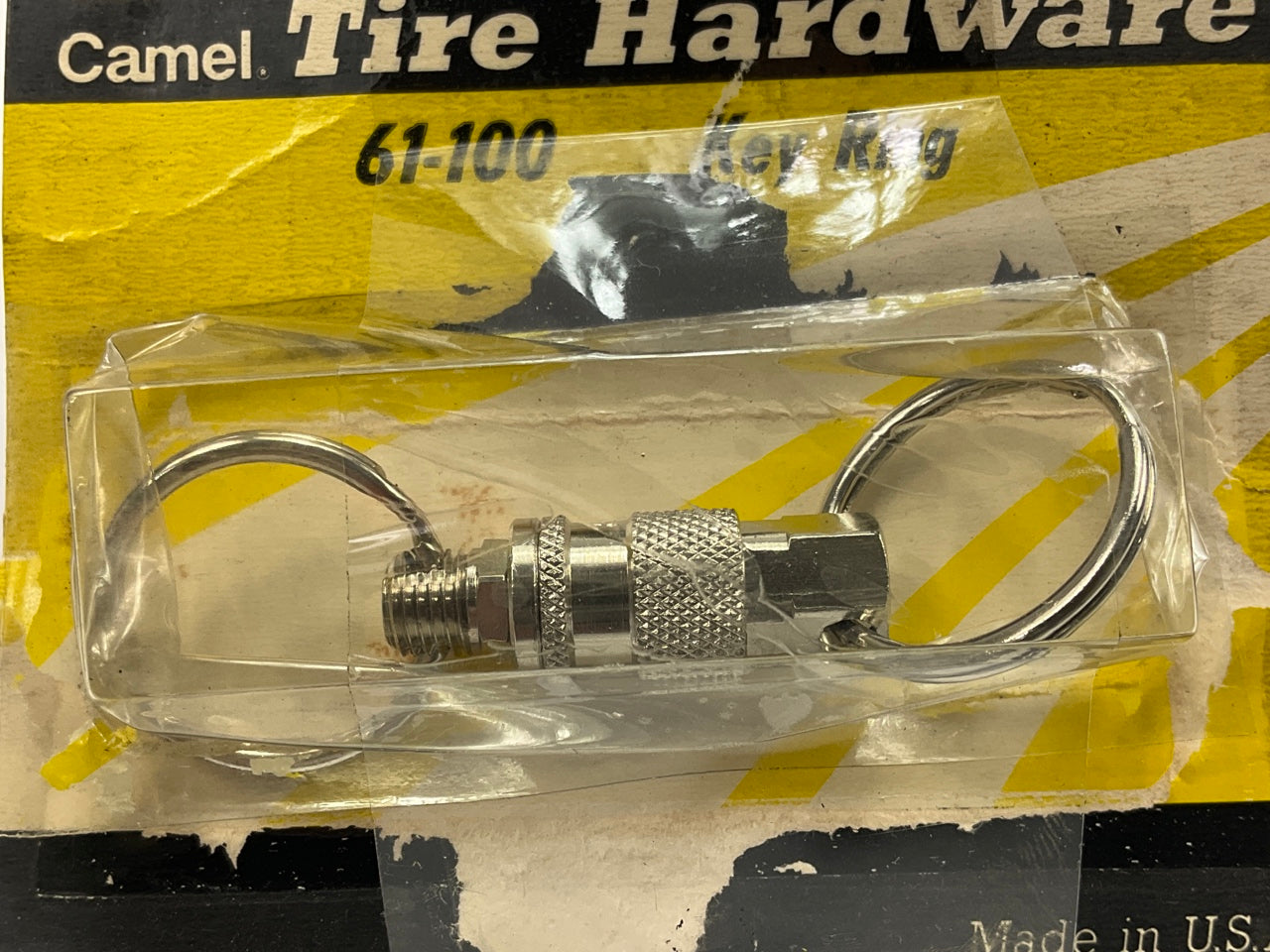 Camel 61-100 Nickle Plated Key Ring