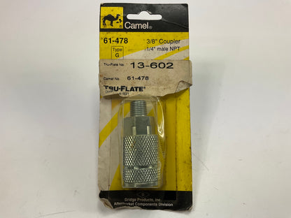 Camel 61-478 Air Line 3/8'' Coupler 1/4'' Male NPT