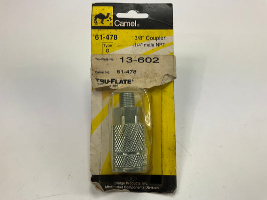 Camel 61-478 Air Line 3/8'' Coupler 1/4'' Male NPT