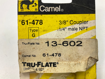 Camel 61-478 Air Line 3/8'' Coupler 1/4'' Male NPT