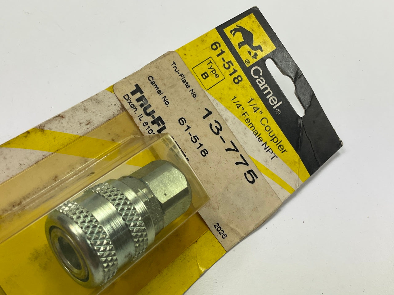 Camel 61-518  1/4'' Female NPT Push Coupler - Replaces Tru-Flate 13-775