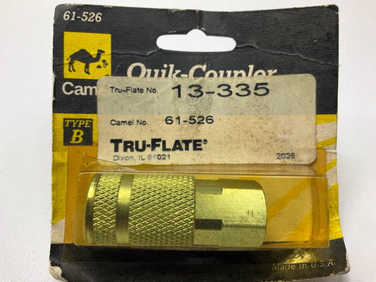Camel 61-526 Air Hose Quick Disconnect Coupler, Type ''B'', 1/4'' Female NPT