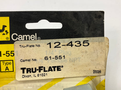 Camel 61-551 Air Hose Tool Plug Connector ''L Style'' Female 1/4'' NPT