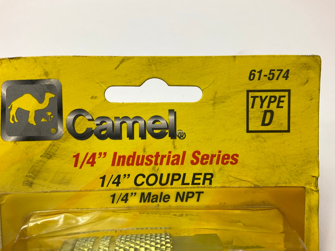Camel 61-574 1/4'' Air Fitting Coupler, 1/4'' Male NPT - Replaces Tru-Flate 13-225