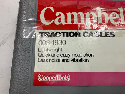 Campbell 003-1930 Tire Snow Chains 195/65R-15, 205/60R-15, 195/60R-15, 195/60R15