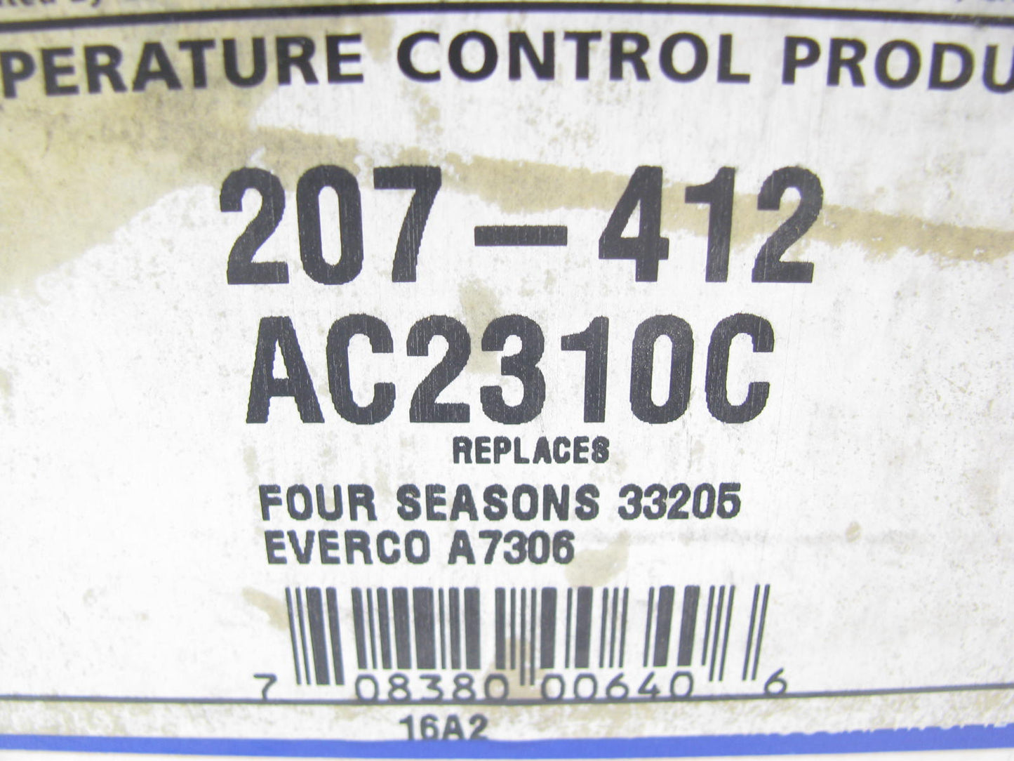 Car Care Parts 207-412 Universal A/C Receiver Drier Tank Accumulator