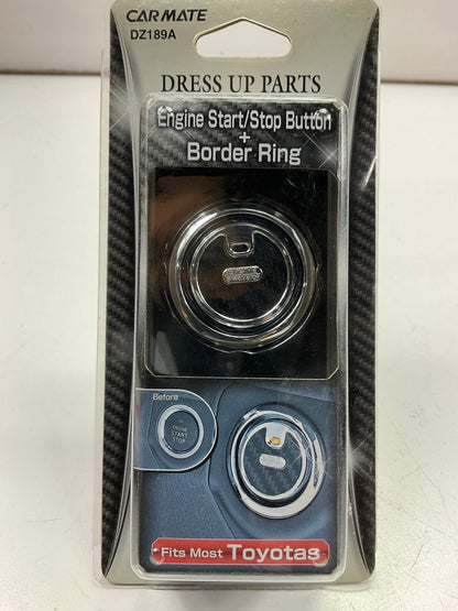 Carmate DZ189A Engine Start / Stop Button Cover & Border Ring For Most Toyotas