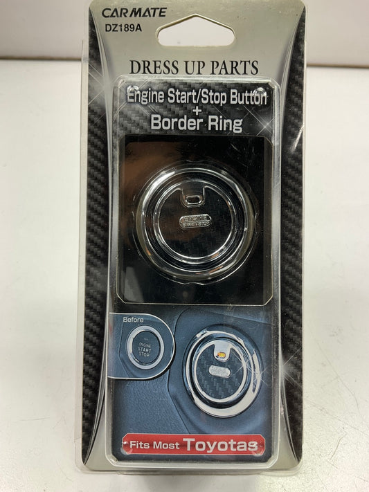 Carmate DZ189A Engine Start / Stop Button Cover & Border Ring For Most Toyotas