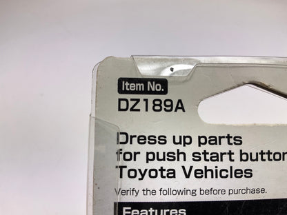 Carmate DZ189A Engine Start / Stop Button Cover & Border Ring For Most Toyotas