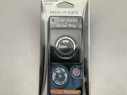 Car Mate DZ197A Engine Start/Stop Button + Border Ring Dress Up For Most Hondas